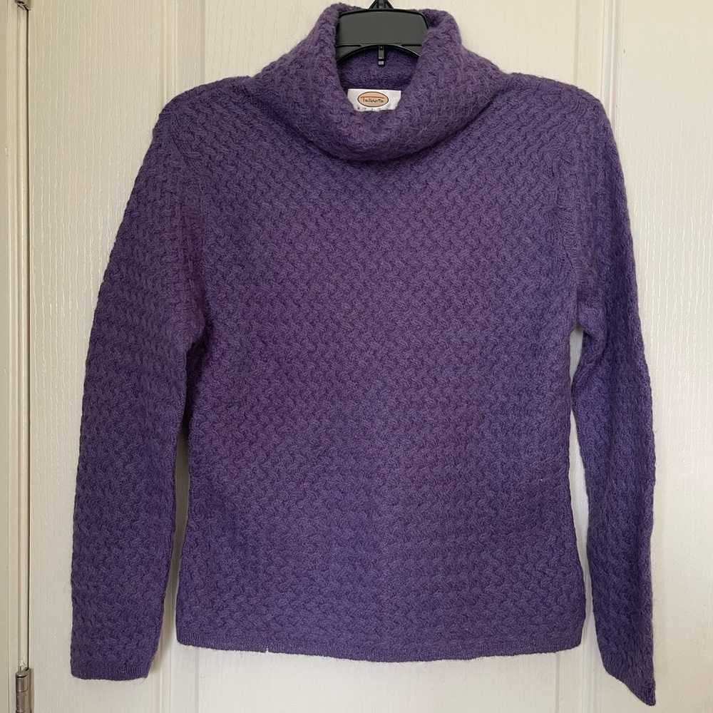 Talbots Women’s Alpaca Sweater With Turtleneck Size Petite